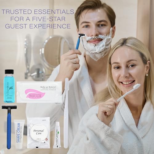 Travel Toiletries Kit 75 Pieces | Eco-Friendly Personal Care Set for Hotels & Travel