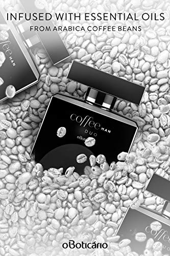 O Boticario Coffee Duo Men’s Cologne 3.4 oz – Aromatic Coffee & Amber
