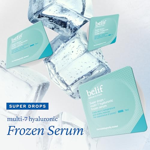 belif Super Drops Multi-7 Hyaluronic Serum - Hydrating & Cooling Face Treatment