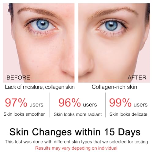 Collagen jelly cream, improves dull skin, reduces fine lines and wrinkles, collagen face mask, hydrates and moisturizing, enhances elasticity, lifts and firms the skin, suitable for all skin types (2
