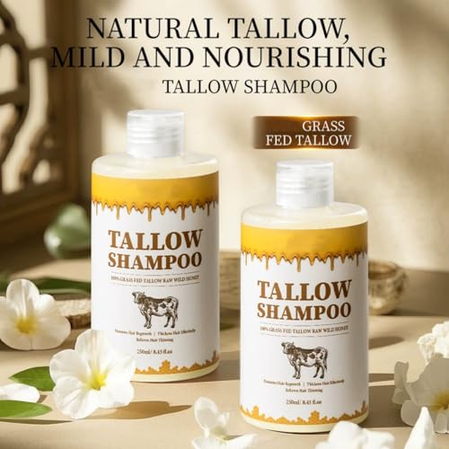 Tallow Shampoo & Conditioner Set for All Hair Types - Deep Clean & Moisturize