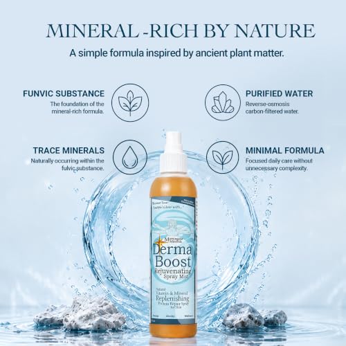 Rejuvenating Skin Spray Mist - Natural Vitamin & Mineral Nourishment, 8 fl oz