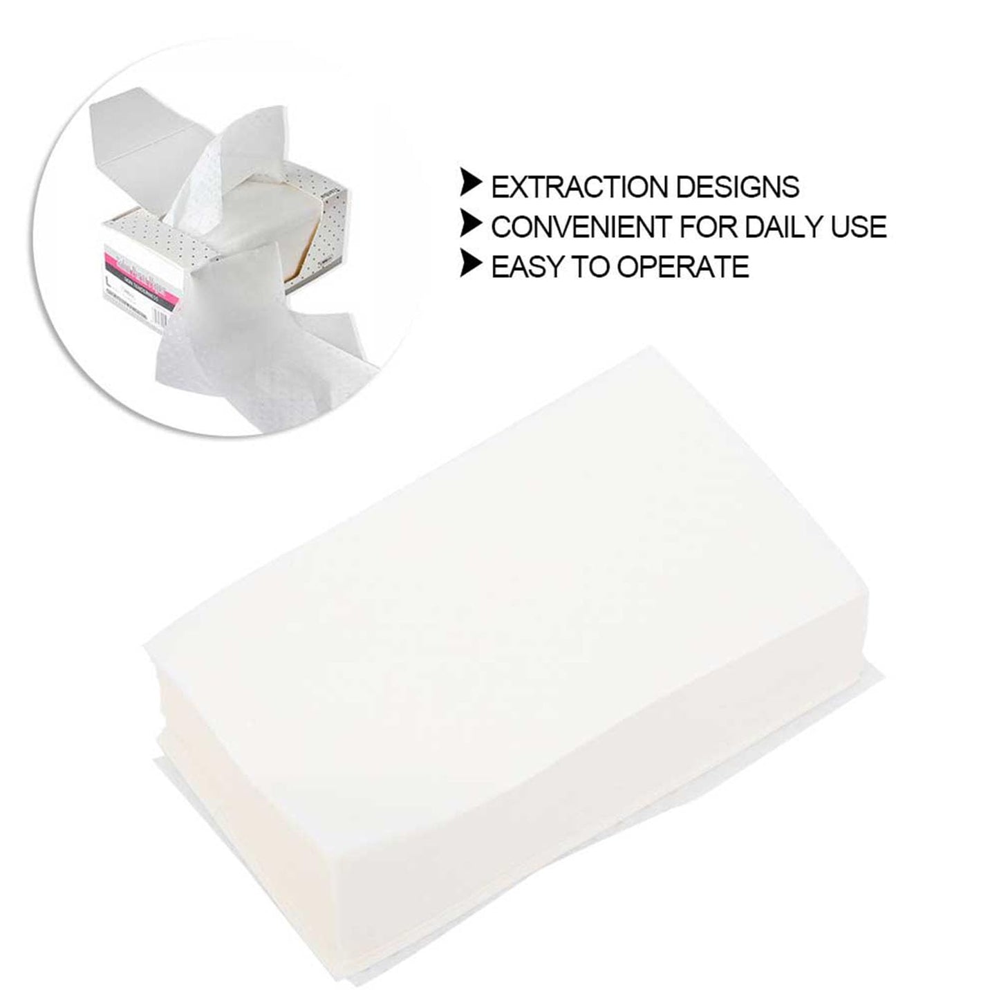 Chazcool Perm Papers, 1000 Sheets Breathable Hair Perm Paper, End Papers for Hair Salon Shop Professional Stylist Home Salon Tool