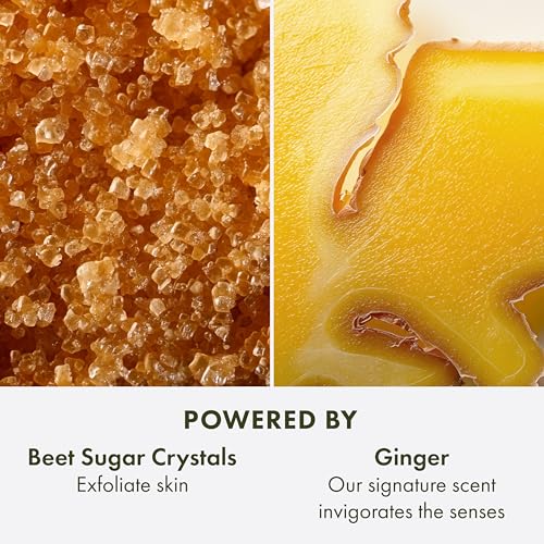 Ginger Body Scrub with Sugar - Exfoliating & Cleansing 6.7 Fl Oz