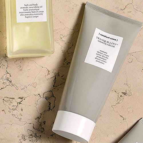 Comfort Zone, Tranquillity Aromatic Shower Cream, Hydrating Cleanser That Delicately Scents, For All Skin Types, 6.76 Fl. Oz