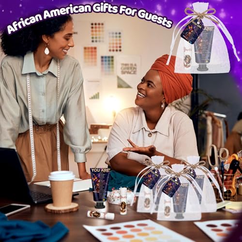 African American Christian Hand Cream & Lip Balm Set - Bulk 24pcs, Moisturizing Gift