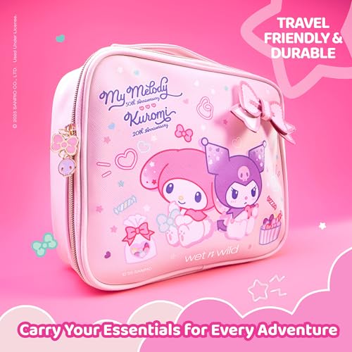Wet n Wild My Melody & Kuromi Makeup Bag - Travel-Friendly Cosmetic Organizer