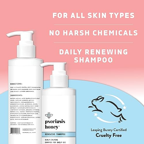 Moisturizing Psoriasis Shampoo for Itchy Dry Scalp - 8oz
