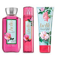 Bath and Body Works Hello Beautiful Body Care Set. Shower Gel 10 Fl Oz, Fine Fragrance Mist 8 Fl Oz and Body Cream 8 Fl Oz.
