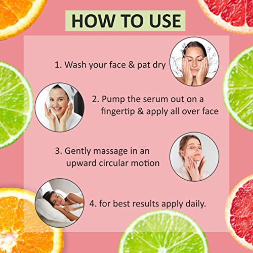 d?ve herbes Plant Based Vitamin C Face Serum with Hyaluronic Acid & Vitamin A & E for Personal Care 30ml (1 oz) + Pure Vitamin E Oil 30ml (1 oz)