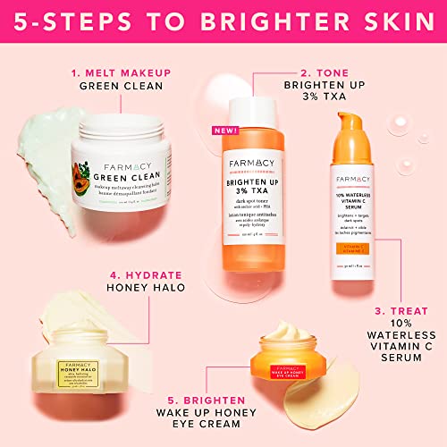 Farmacy 3% TXA Brightening Toner for Face - Dark Spot Corrector with Azelaic Acid, Tranexamic Acid + 5% PHA - Helps Even Texture + Tone, Fade Dark Spots + Exfoliate - Glow-Enhancing Skin Care (120ml)