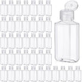 Tanlade 200 Pack 2 oz Empty Hand Sanitizer Bottles Bulk for Customization, Refillable PET Plastic Bottles with Flip Cap for Business, Events, Schools, Party Favors & DIY Liquids(Clear)
