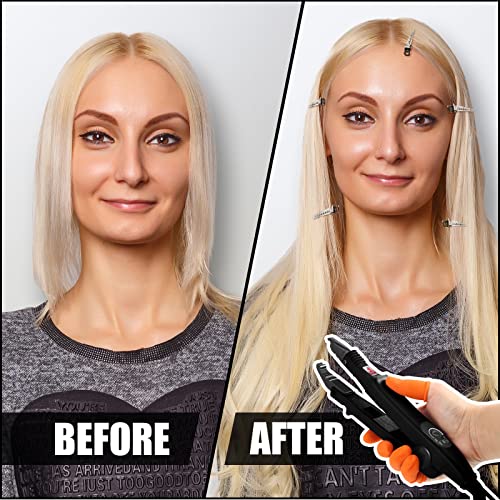 Lanties Black Keratin Hair Extension Fusion Iron Kit for Hair Volumizing