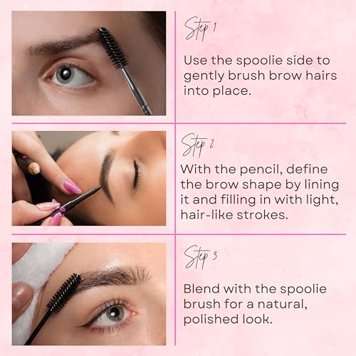 Kelley Baker Brow Pencil - Long-Lasting, Smudge-Resistant, Precise Eyebrow Definer