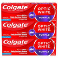 Purple Toothpaste for Whitening 3 Pack - Enamel Safe, Fluoride & Mint Flavor