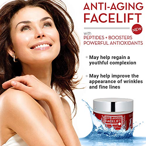 Anti-Aging Face Cream with Retinol & Hyaluronic Acid - 2 OZ Moisturizer for Fine Lines & Wrinkles