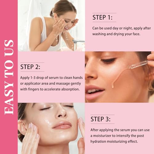 Rose 2.3% Hyaluronic Acid Facial Serum - Nourish Skin, 120ml/4.06fl.oz