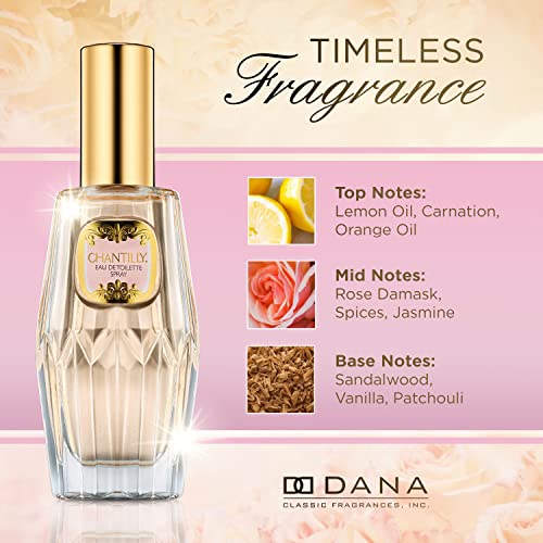 Dana Chantilly Eau de Toilette Spray 3.5 oz for Women
