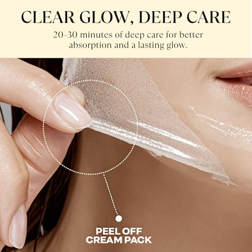 Honey Collagen Peel Off Face Mask with Charcoal for Hydration & Skin Glow - 60g