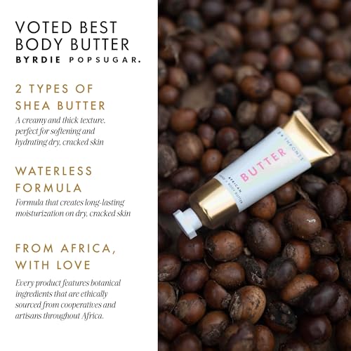 54 Thrones African Shea Body Butter for Dry Skin, Nourishing & Fast-Absorbing
