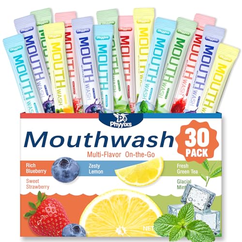 Travel Mouthwash Pack - 30 Alcohol-Free & Fluoride-Free Oral Hygiene Strips