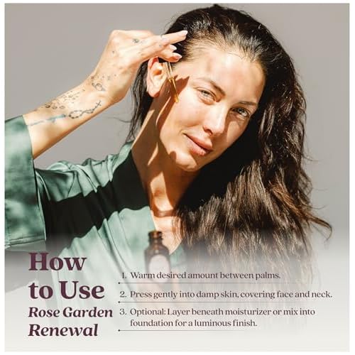 Cosmette Rose Garden Renewal - Anti-Aging Natural Retinol Face Serum with Rosehip Seed Oil, Vitamins A, C, & E, Argan Oil - Treatment for Fine Lines, Wrinkles, and Dark Spots | 1 FL Oz