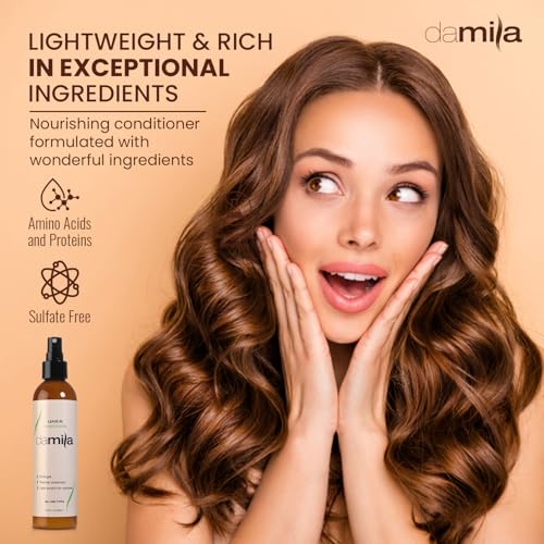 Damila Keratin Leave-In Conditioner Spray - 8 Fl Oz, Sulfate & Paraben Free
