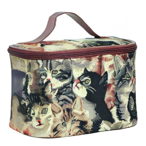 Cat Vanity Bag/Toiletry Case/Make-Up Bag - Available in 14 Designs