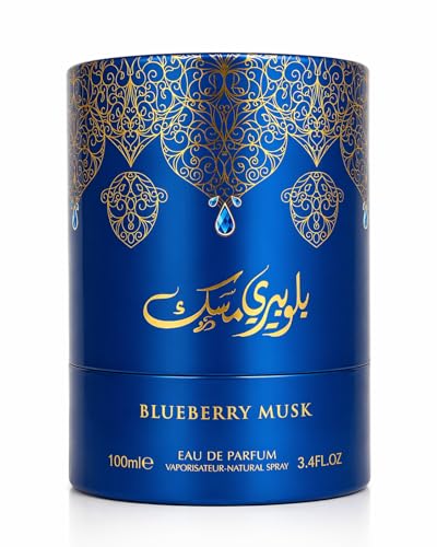 Blueberry Musk Unisex Eau de Parfum - Long Lasting Perfume for Men & Women 3.4 Fl Oz