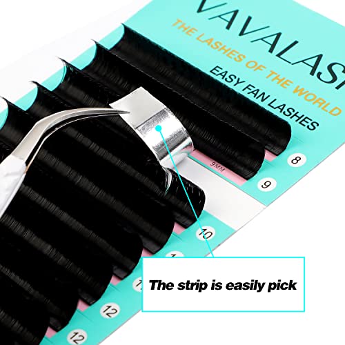 Eyelash Extension Supplies Easy Fan C Curl 0.03 Rapid Volume Lash Extensions 3D 4D 5D 6D 7D 10D Automatic Blooming Flower Lashes Self Fanning Russian Individual£¨C-0.03,8mm£©