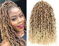 Aipin Faux Goddess Locs Crochet Braids 14 inch (8 Packs) T27/613