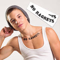 No Ragrets No Ragrets Temporary Tattoos/Pack of 2 / Prank Tattoos for White Trash Party and Halloween