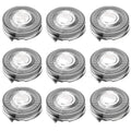 Suleto SH50/52 Replacement Heads for Series 5000 Electric Shaver - 9 Pack with Brush - Compatible with ATXX PTXX Models