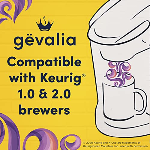 Dark Roast Coffee Pods - Gevalia Royal 2 Count Pack of 6 – 72 K-Cup Capsules