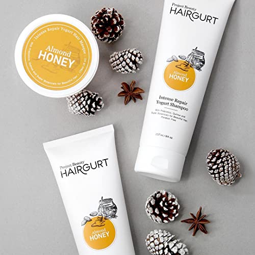 Yogurt Hair Care Set - Intensive Repair Almond Honey Conditioner, Shampoo & Mask for Dry Damaged Hair - Variation of THIS listing