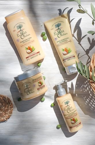 Le Petit Olivier Nutrition Hair Conditioner with Olive, Shea & Argan Oils - Repairs, Detangles & Softens Dry Damaged Hair - 6.76 Oz