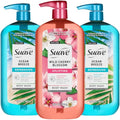 Suave Body Wash 3-Pack - Ocean Breeze & Wild Cherry Blossom, Moisturizing Shower Gel
