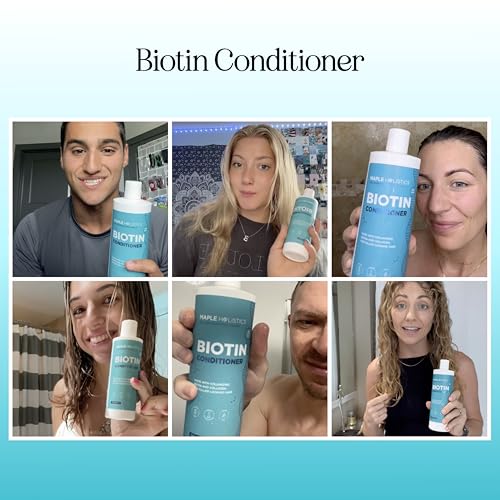 Biotin Conditioner for Thinning Hair - Volumizing, Sulfate & Paraben-Free, 32 Fl Oz - Original Pack