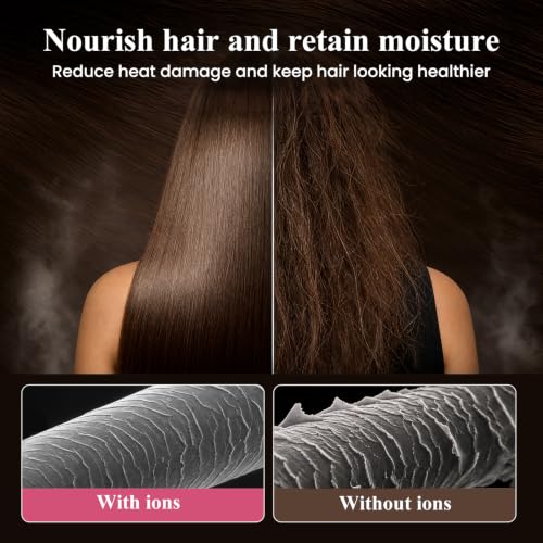 AraSyleon 1.5-Inch Negative Ion Thermal Round Hair Brush for Blowouts