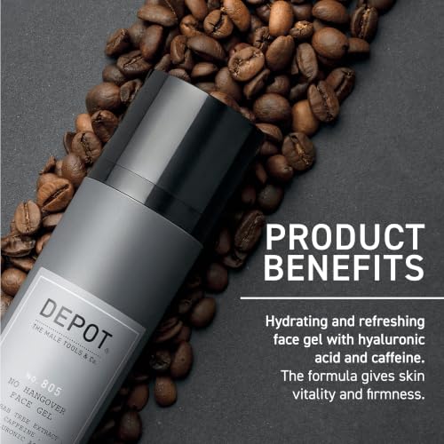 Depot No. 805 Energizing Face Gel with Caffeine, 1.7 fl oz