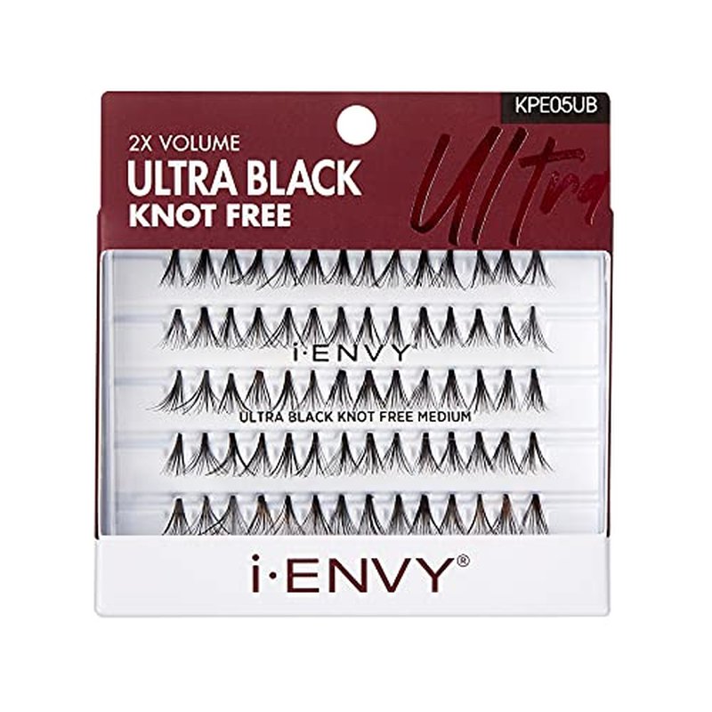 i?ENVY Knot Free Individual Lashes 3 Pack (Ultra Black - Medium)