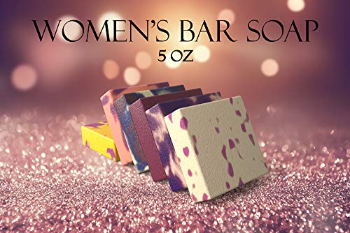 Goddess Collection Natural Women’s Bar Soap - 6 Pack, Perfume Scent, 5 oz Each