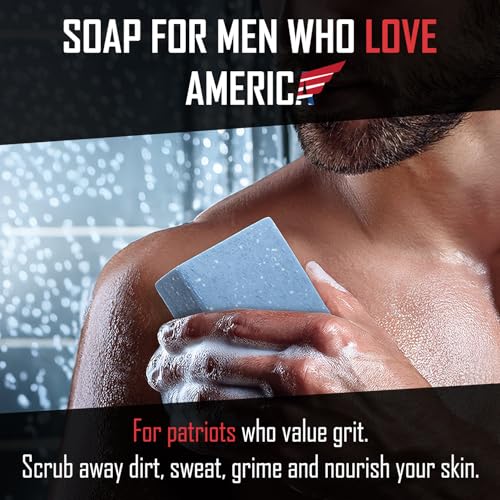 Right Wing Naturals Bar Soap Gift Set for Men | Handcrafted Cold-Pressed | Handmade Organic Soap for Men | Most Popular Flavors | Natural Scented Men¡¯s Bar Soap| Pack of 5 Bars