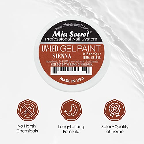 Mia Secret Professional Nail System UV/LED Gel Paint - 5 grams (Sienna)