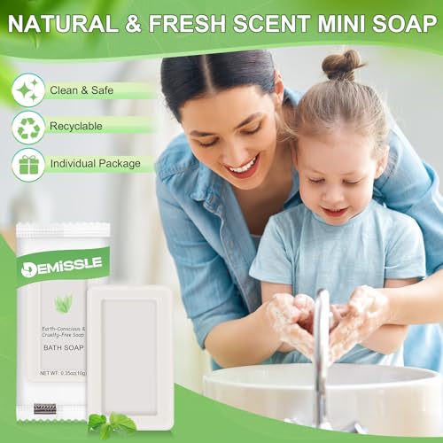 600 Pcs Travel Size Bar Soap Individually Wrapped for Guests - Hotel & Hospitality Use