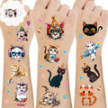 Kiss Lips Temporary Tattoo Stickers ? 4-Pack Fake Tattoos for Women Men ? Ideal for Halloween, Mother¡¯s Day, and Cosplay for Adults and Kids