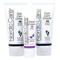 Nordic Care Foot Care Cream (2 pack) + Hand Cream | Hydrates and Treats Severely Dry Feet & Cracked Heels | Urea & Glycerin Relieves Itchy Dry Skin