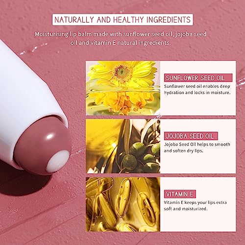 bayfree Cream Blush for Cheeks Radiant Finish, Hydrating, Creamy, Lightweight & Blendable Color, Vegan & Smooth Lip Color Balm, Hydrating Vitamin E