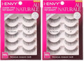 iENVY Human Hair Eyelash Extensions Pack of 5 Pairs - Natural Style, Pack of 2