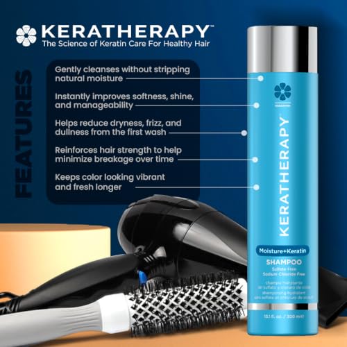 Keratherapy Keratin Moisture Shampoo for Oily Scalp & Dry Ends 33.8oz